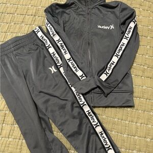 Hurley Black and Gray Jacket